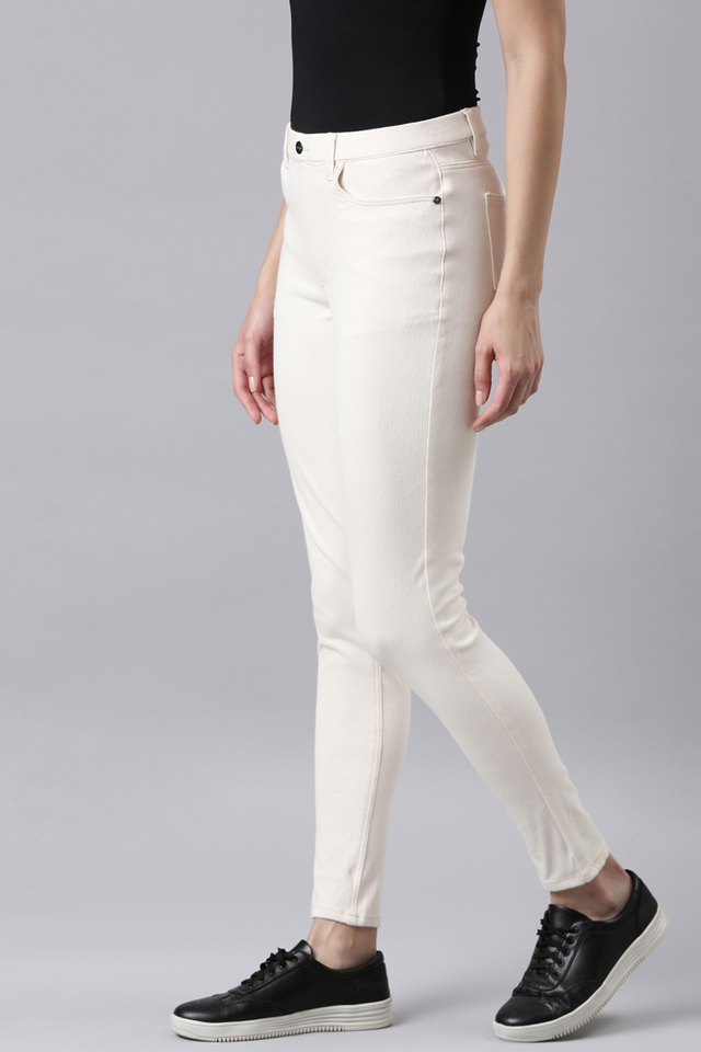 Solid-Mid-Rise-Dark-Wash-Cotton-Slim-Fit-Women-s-Jeggings