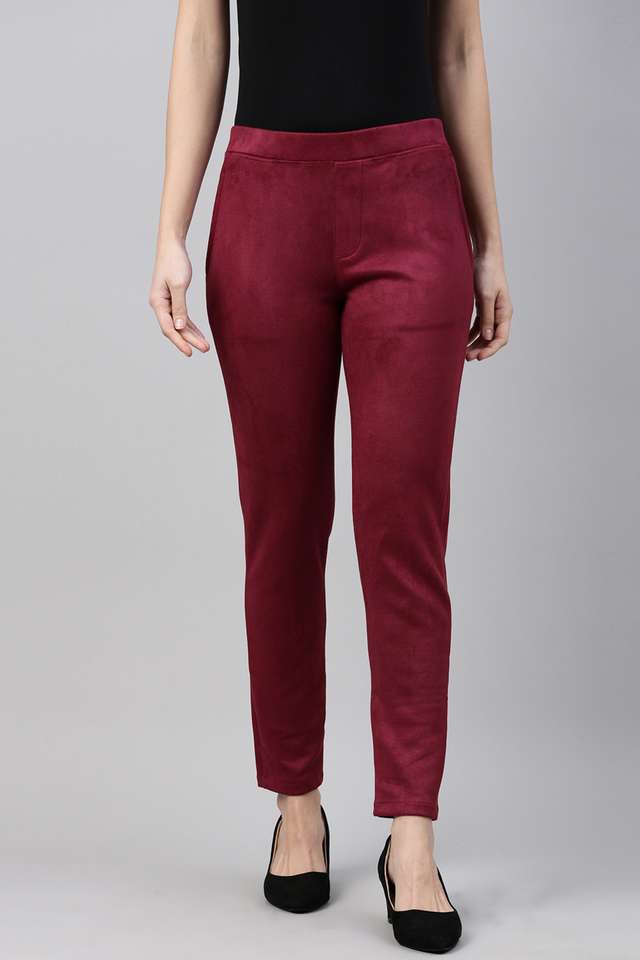 Polyester-Regular-Fit-Women-s-Jeggings