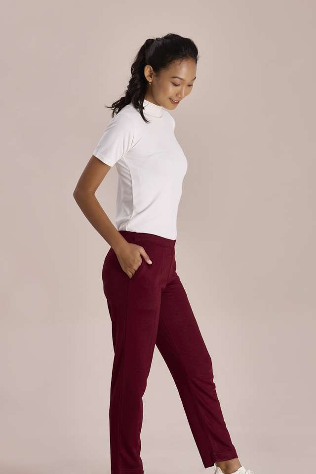 Solid-Regular-Fit-Lyocell-Women-s-Festive-Wear-Pants