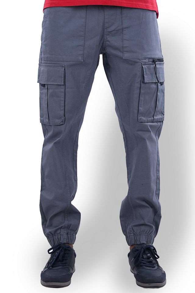 Solid-Cotton-Straight-Fit-Men-s-Casual-Trousers
