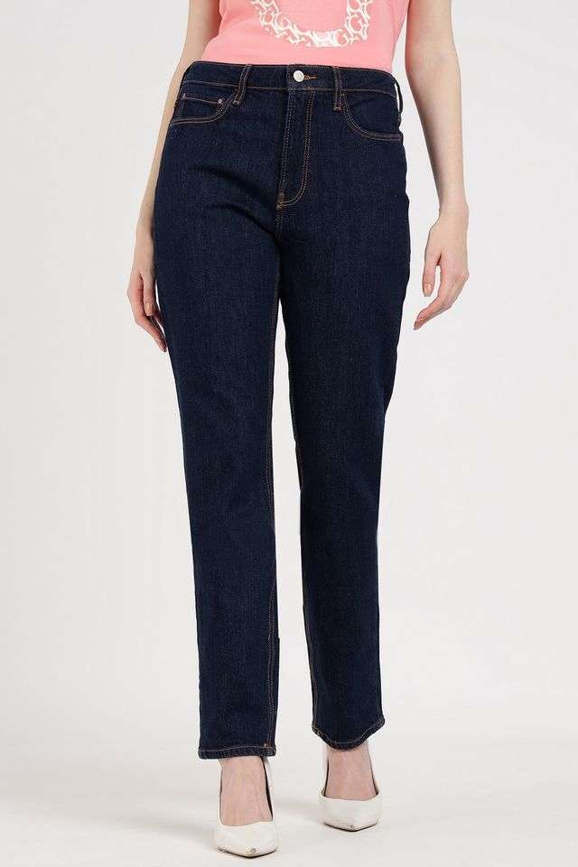 High-Rise-Light-Wash-Cotton-Blend-Regular-Fit-Women-s-Jeans