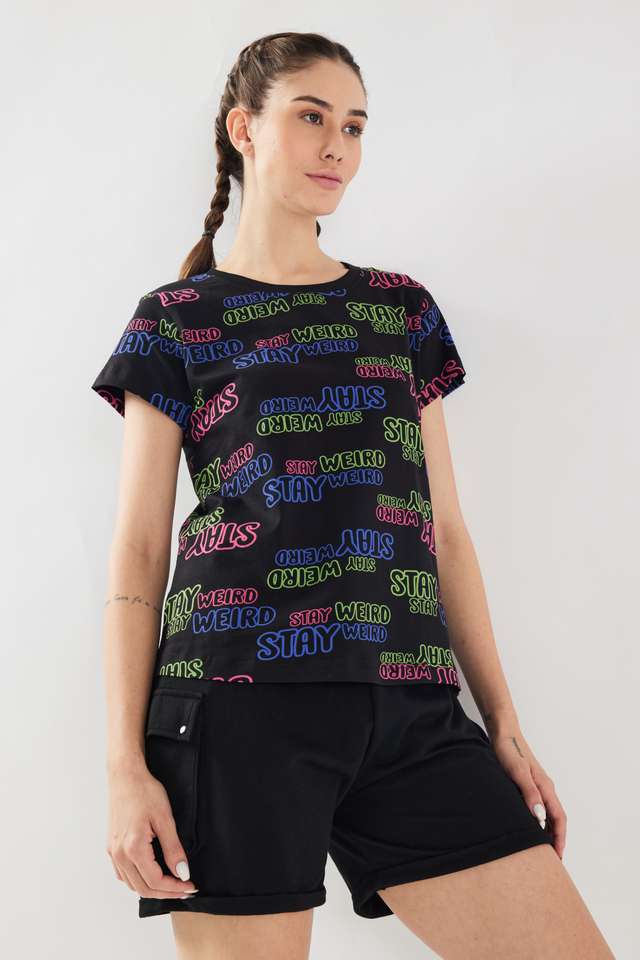 Printed-Cotton-Women-s-T-Shirt