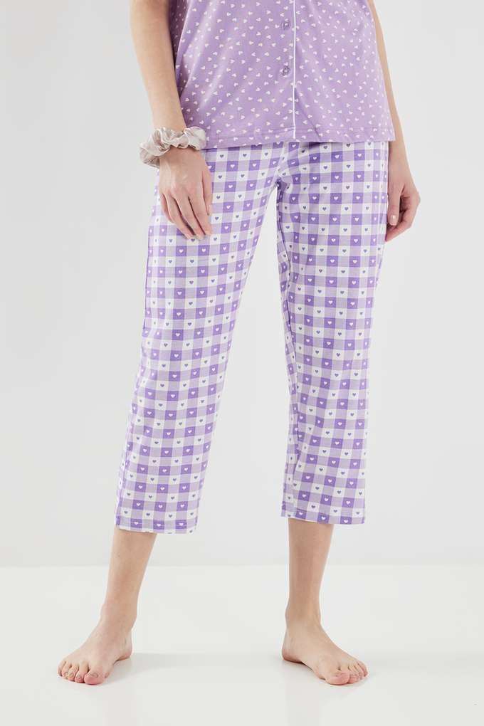 Regular-Fit-Calf-Length-Cotton-Women-s-Casual-Wear-Capris