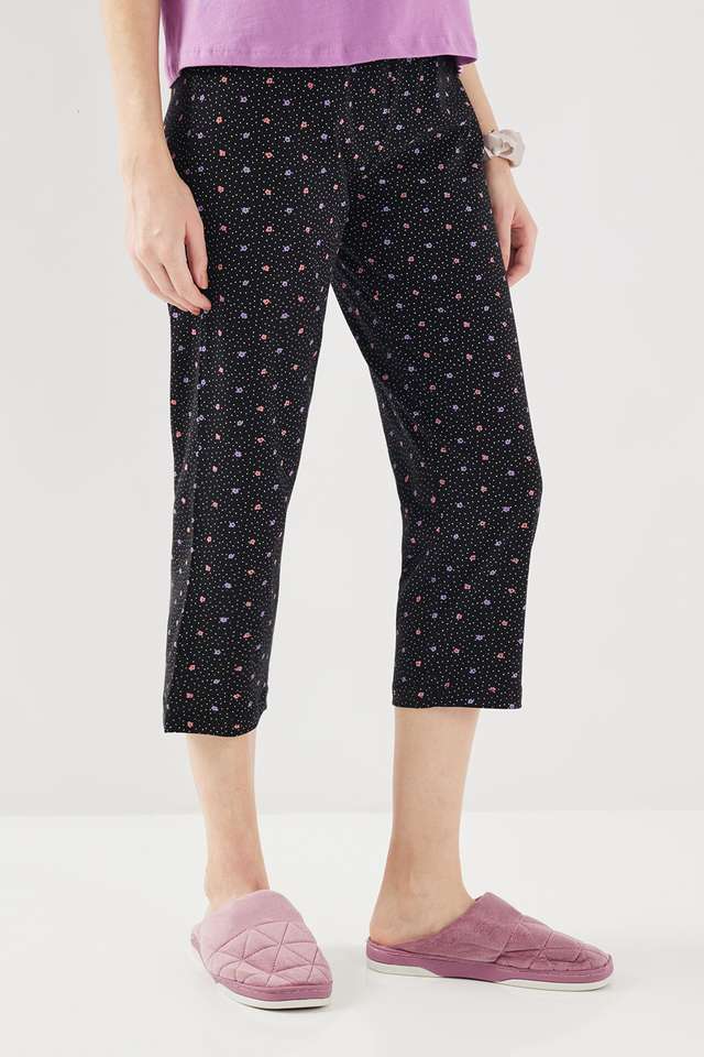 Regular-Fit-Calf-Length-Cotton-Women-s-Casual-Wear-Capris