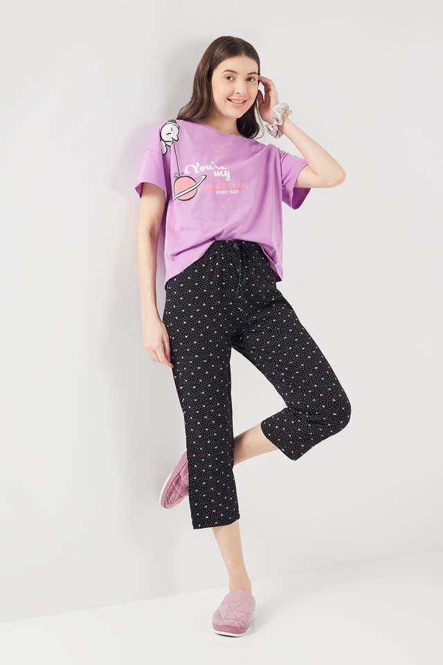 Regular-Fit-Calf-Length-Cotton-Women-s-Casual-Wear-Capris