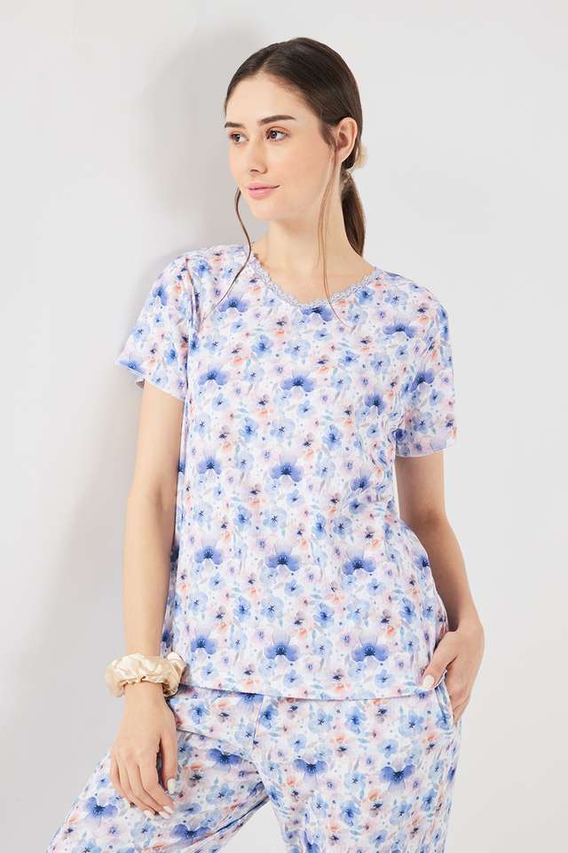 Printed-Polyester-Round-Neck-Women-s-T-Shirt