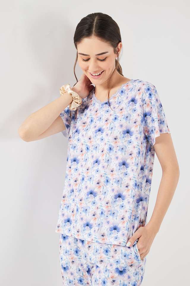 Printed-Polyester-Round-Neck-Women-s-T-Shirt