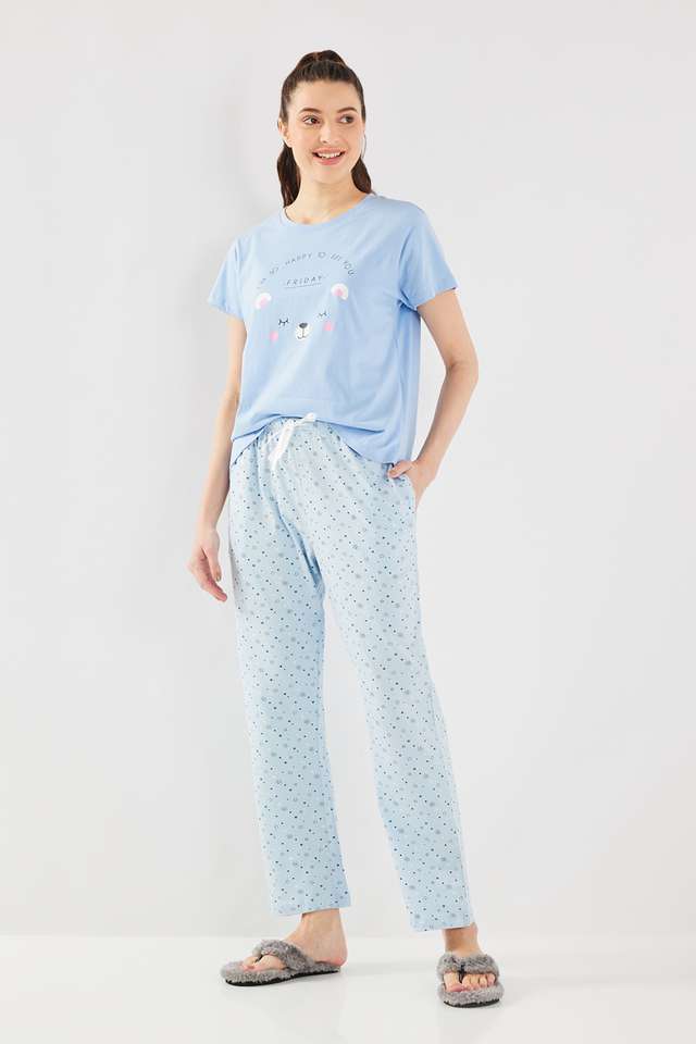 Printed-Ankle-Length-Cotton-Women-s-Pyjamas