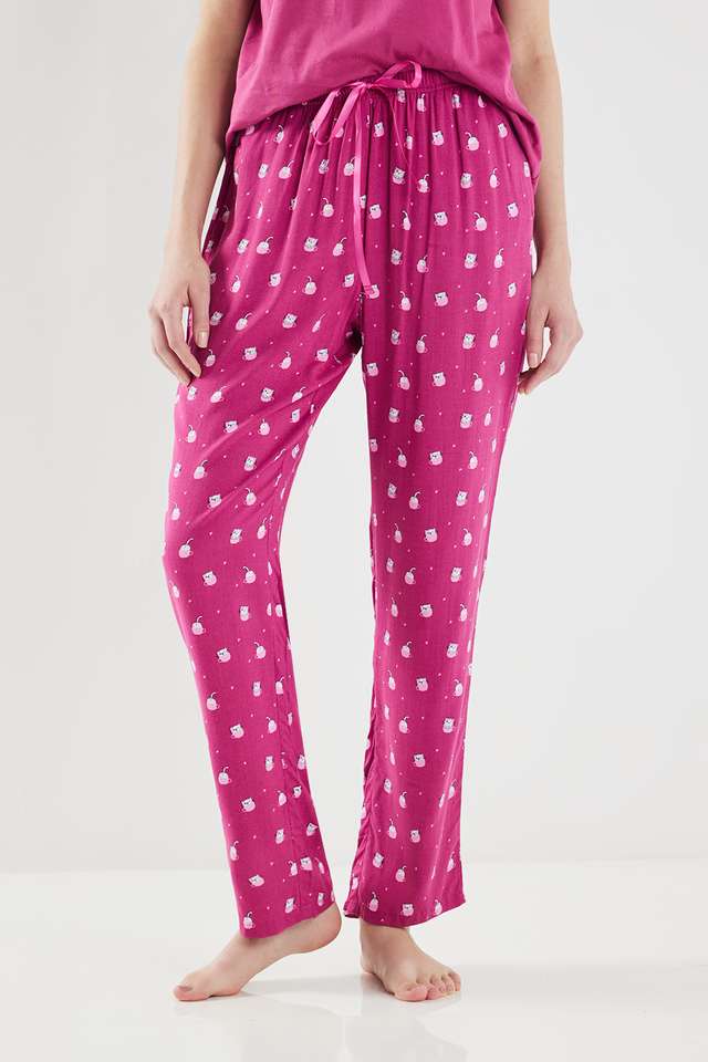Printed-Ankle-Length-Viscose-Women-s-Pyjamas