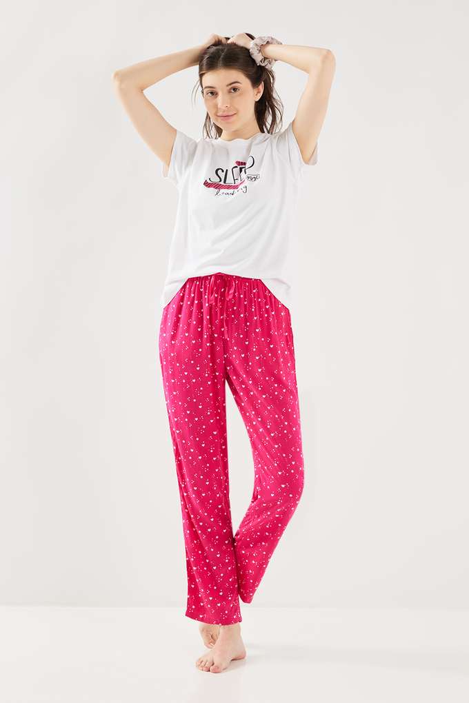 Printed-Ankle-Length-Viscose-Women-s-Pyjamas