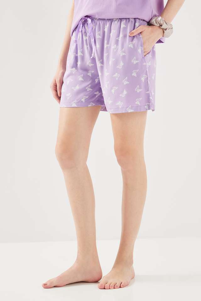 Regular-Fit-Mid-Thigh-Viscose-Women-s-Active-Wear-Shorts