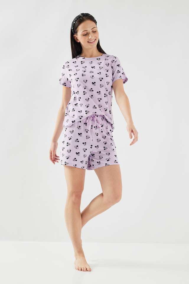 Regular-Fit-Mid-Thigh-Cotton-Women-Casual-Wear-Shorts
