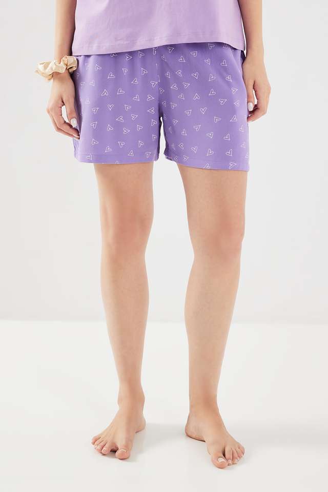 Regular-Fit-Mid-Thigh-Viscose-Women-s-Active-Wear-Shorts