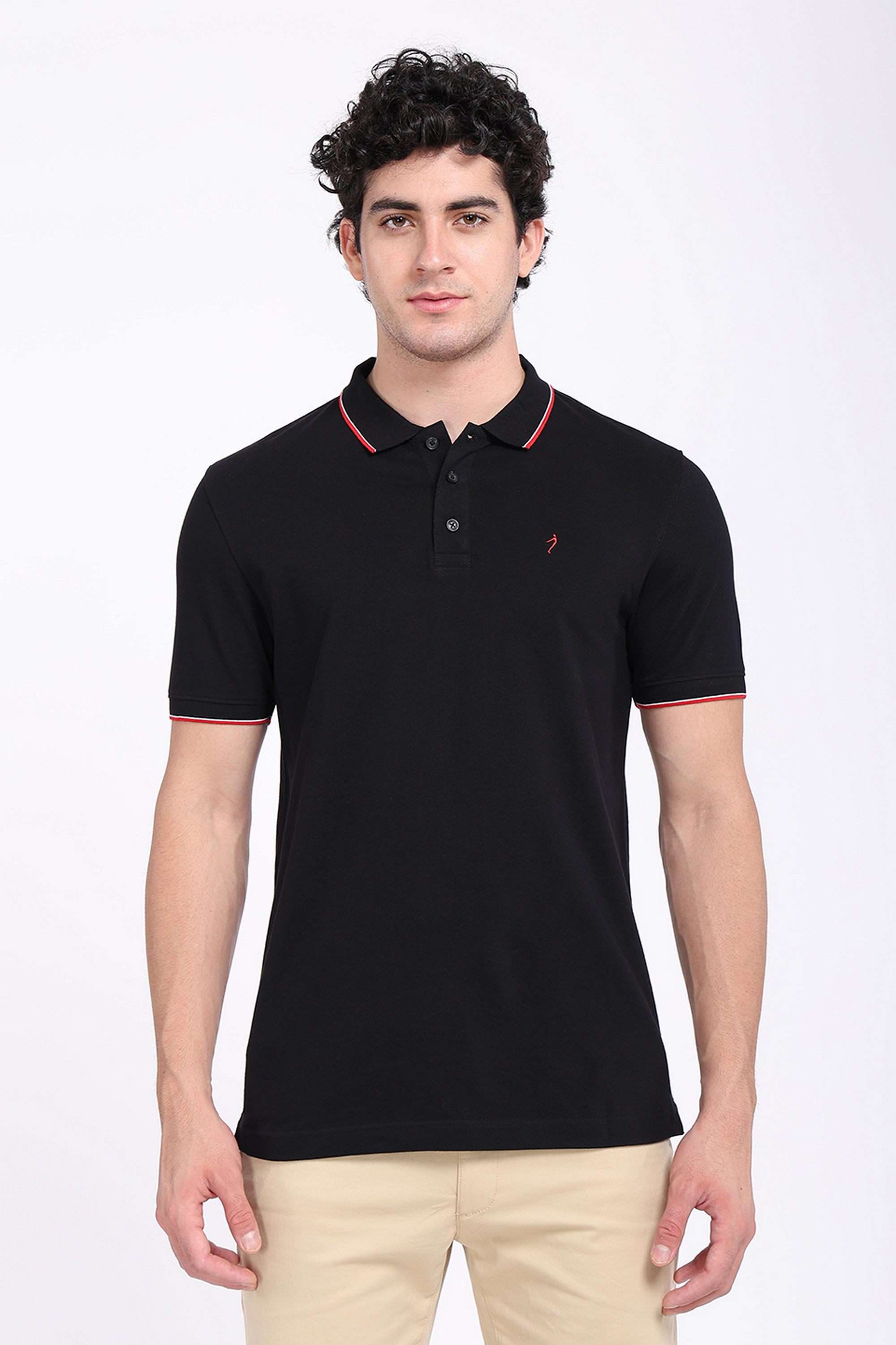 Solid-Cotton-Polo-Men-s-T-Shirt