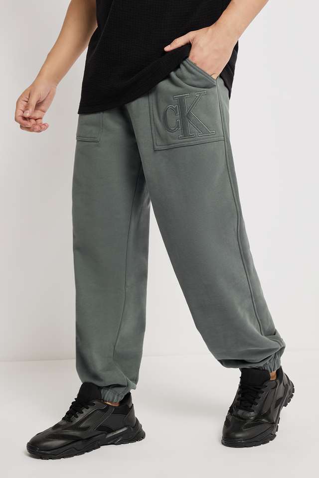 Solid-Cotton-Regular-Fit-Men-s-Track-Pants