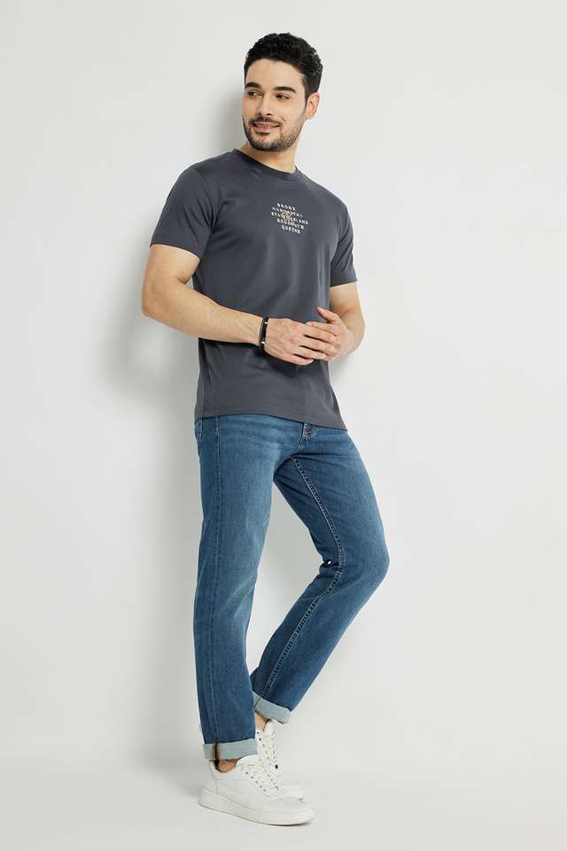 Light-Wash-Cotton-Lycra-Slim-Fit-Men-s-Jeans