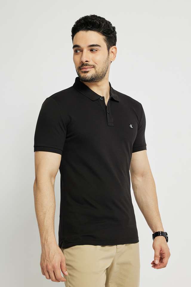 Solid-Cotton-Polo-Men-s-T-Shirt