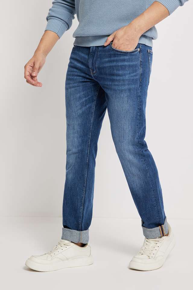 Light-Wash-Cotton-Slim-Fit-Men-s-Jeans