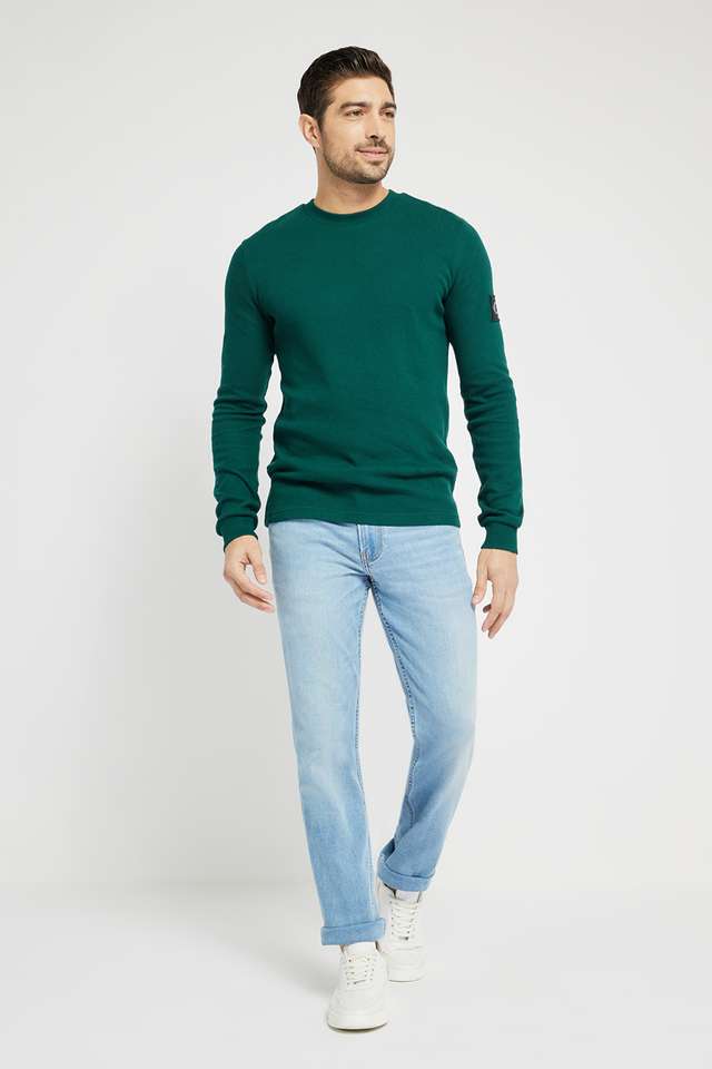Light-Wash-Cotton-Skinny-Fit-Men-s-Jeans