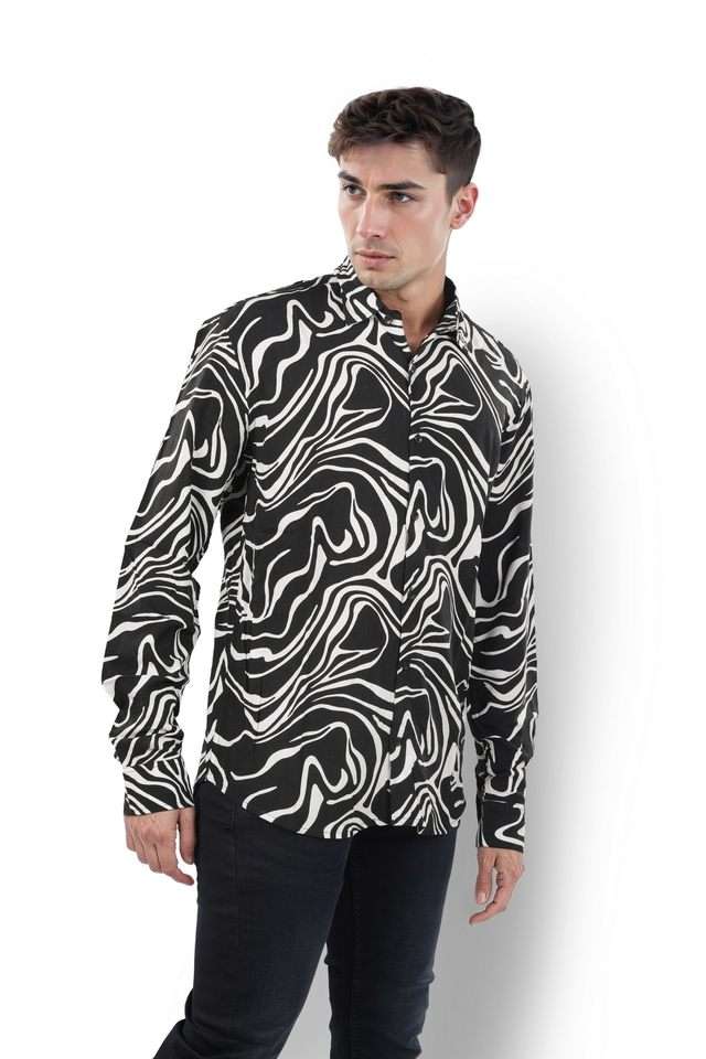 Printed-Viscose-Regular-Fit-Men-s-Casual-Wear-Shirt