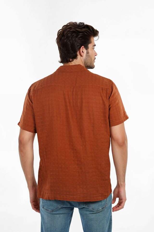 Solid-Cotton-Regular-Fit-Men-s-Casual-Shirt