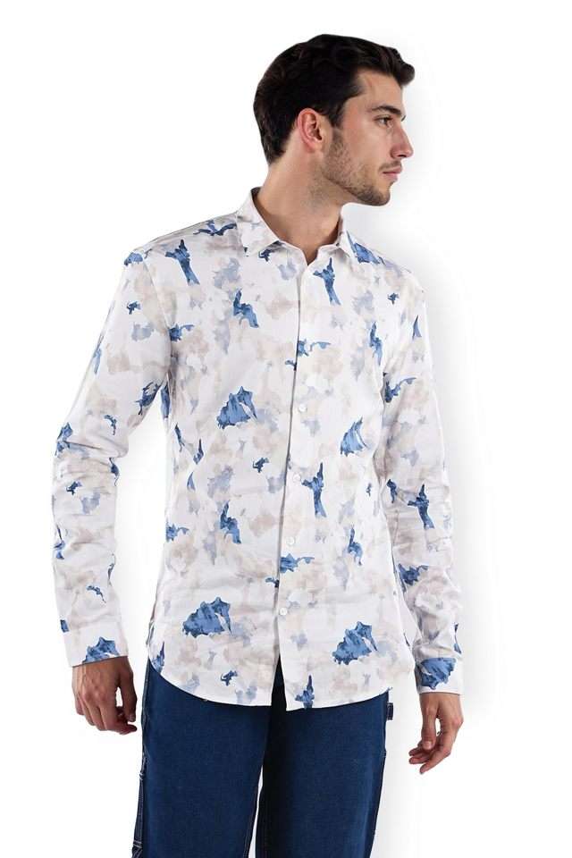 Printed-Cotton-Blend-Regular-Fit-Men-s-Casual-Shirt