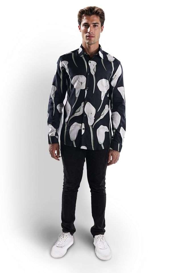 Printed-Cotton-Blend-Regular-Fit-Men-s-Casual-Shirt