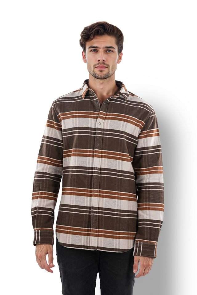 Yarn-Dyed-Cotton-Regular-Fit-Men-s-Casual-Shirt