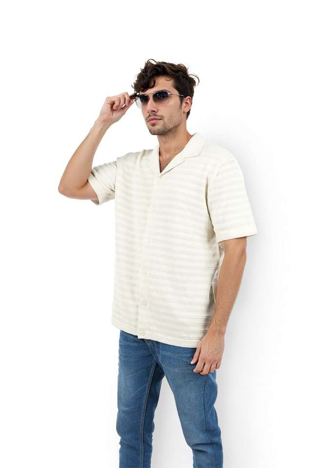 Solid-Cotton-Regular-Fit-Men-s-Casual-Shirt