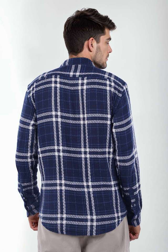 Checks-Cotton-Regular-Fit-Men-s-Casual-Wear-Shirt