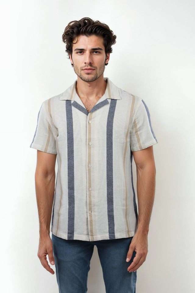 Stripes-Cotton-Regular-Fit-Men-s-Casual-Shirt