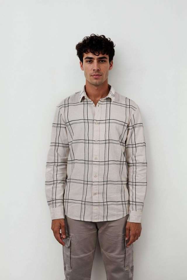 Checks-Cotton-Regular-Fit-Men-s-Casual-Wear-Shirt