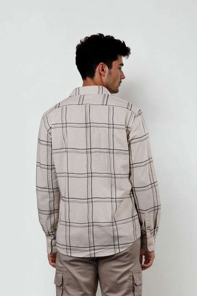 Checks-Cotton-Regular-Fit-Men-s-Casual-Wear-Shirt