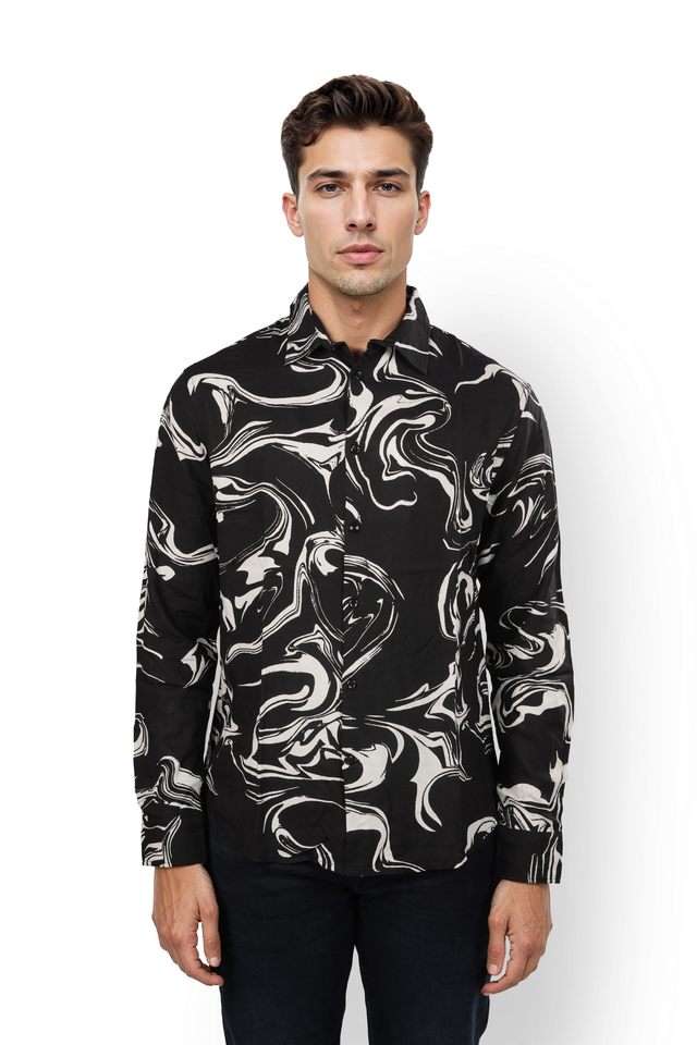 Printed-Viscose-Slim-Fit-Men-s-Casual-Wear-Shirt