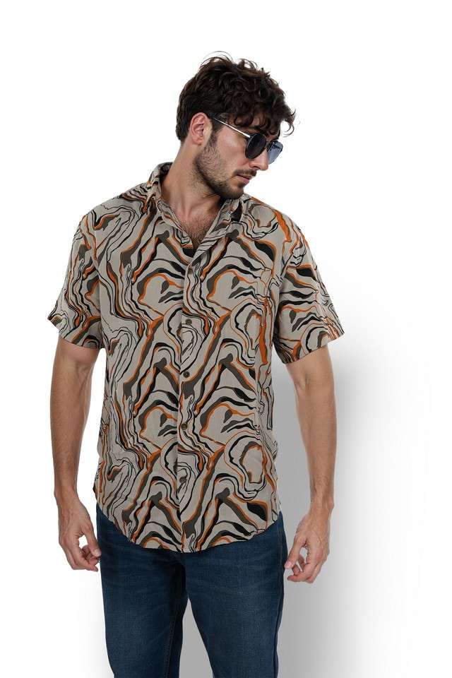 Printed-Viscose-Regular-Fit-Men-s-Casual-Shirt