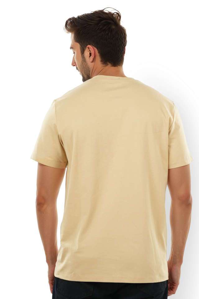 Solid-Cotton-Henley-Men-s-T-Shirt