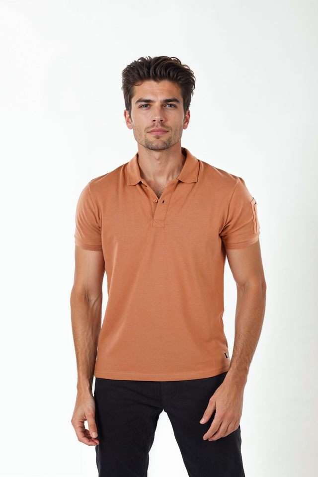 Solid-Cotton-Polo-Men-s-T-Shirt