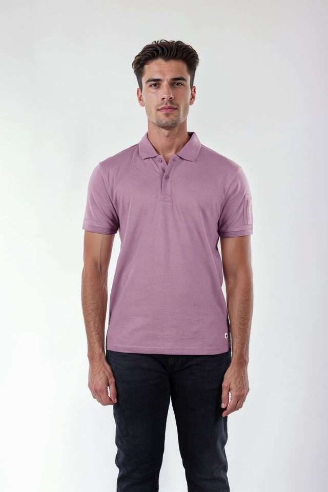 Solid-Cotton-Polo-Men-s-T-Shirt