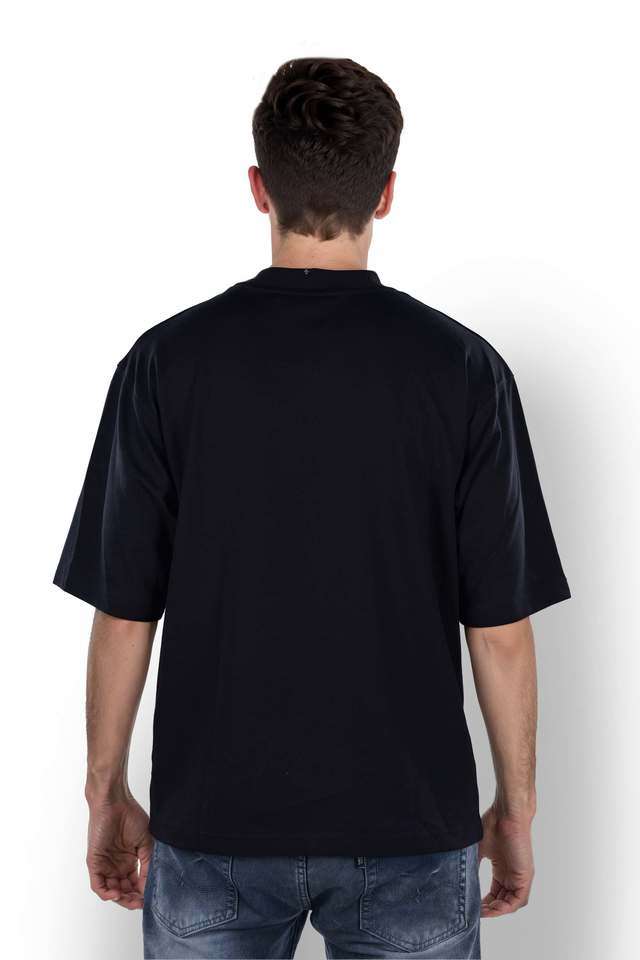 Solid-Cotton-Round-Neck-Men-s-T-Shirt