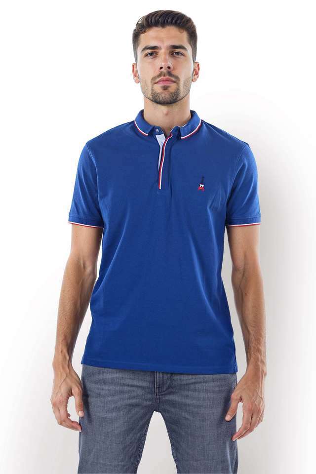 Solid-Cotton-Polo-Men-s-T-Shirt
