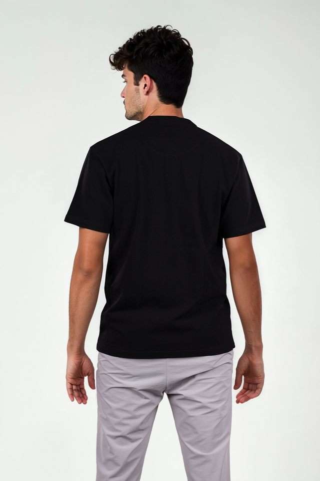 Solid-Cotton-Henley-Men-s-T-Shirt