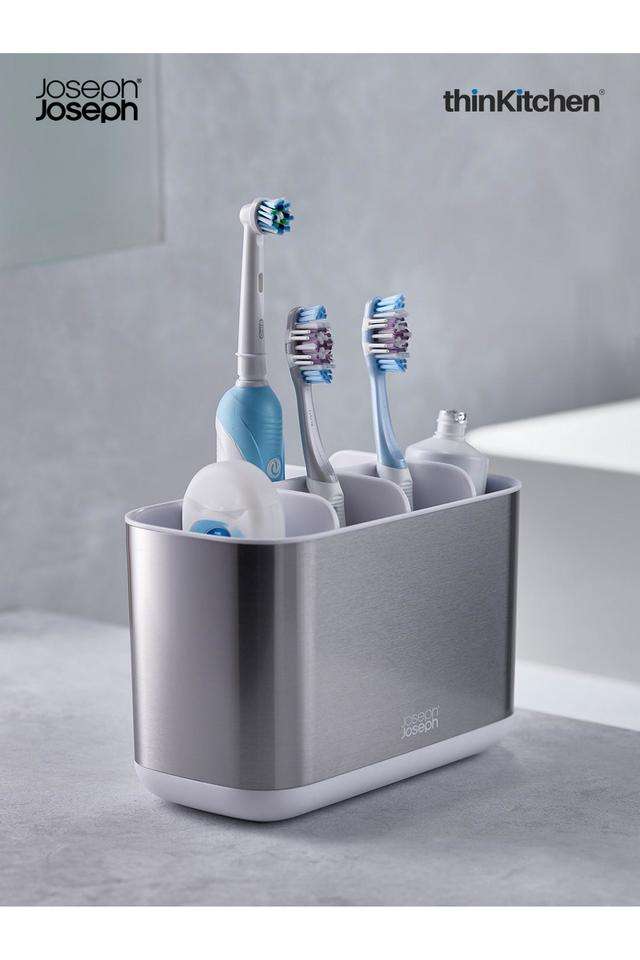 EasyStore-Steel-Large-Toothbrush-Caddy