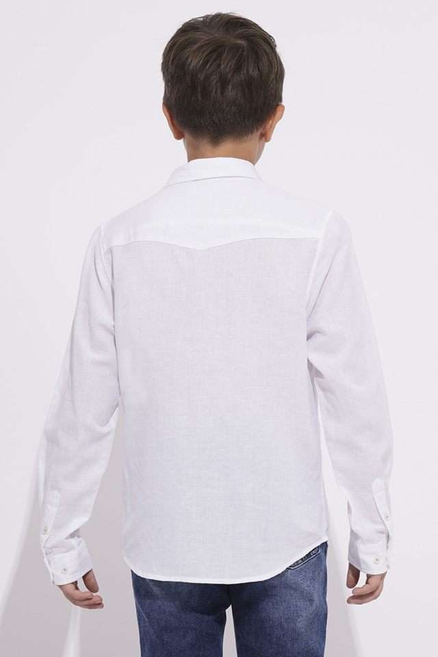 Solid-Cotton-Collared-Boys-Shirt