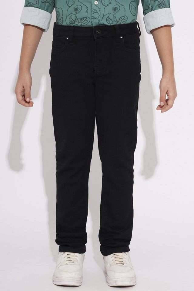 Solid-Cotton-Regular-Fit-Boys-Jeans