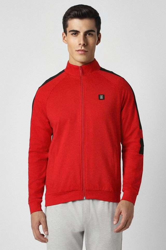 Solid-Blended-Fabric-Regular-Fit-Men-Jacket