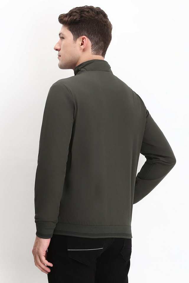 Solid-Polyester-Regular-Fit-Men-Jacket