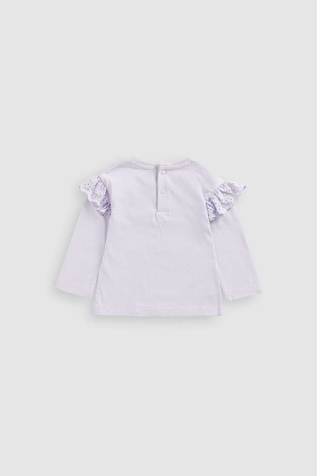 Solid-Blended-Fabric-Regular-Fit-Infant-Girls-Top