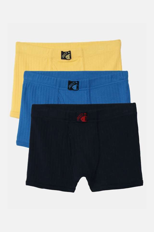 Solid-Cotton-Regular-Fit-Boys-Trunks