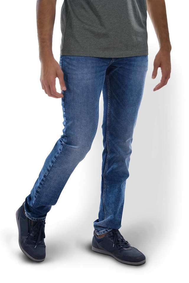 Light-Wash-Cotton-Slim-Fit-Men-s-Jeans
