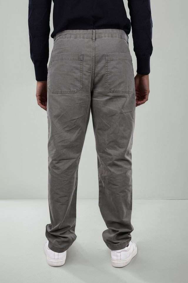 Solid-Cotton-Straight-Fit-Men-s-Casual-Trousers